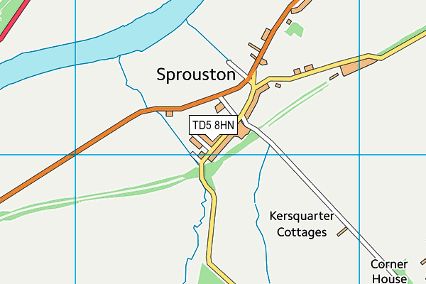 TD5 8HN map - OS VectorMap District (Ordnance Survey)