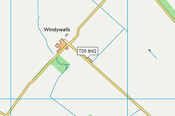 TD5 8HQ map - OS VectorMap District (Ordnance Survey)