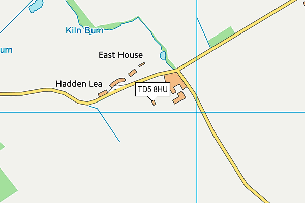 TD5 8HU map - OS VectorMap District (Ordnance Survey)