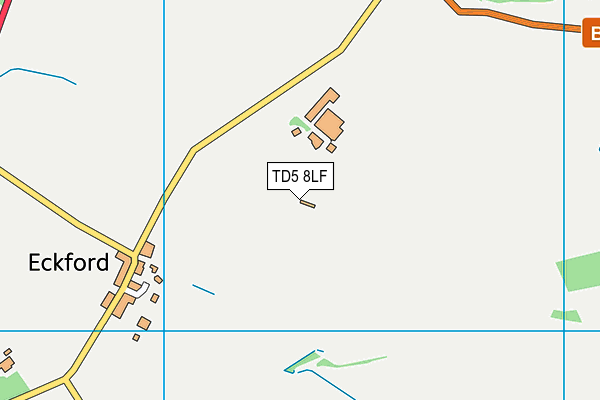 TD5 8LF map - OS VectorMap District (Ordnance Survey)