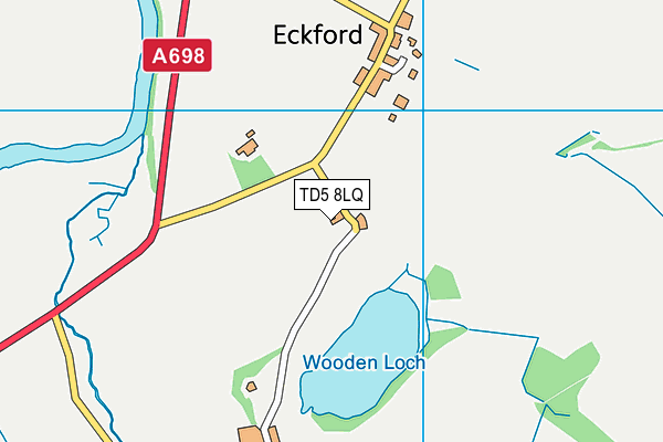 TD5 8LQ map - OS VectorMap District (Ordnance Survey)