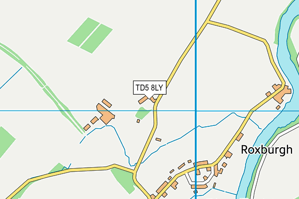 TD5 8LY map - OS VectorMap District (Ordnance Survey)