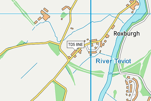 TD5 8NE map - OS VectorMap District (Ordnance Survey)