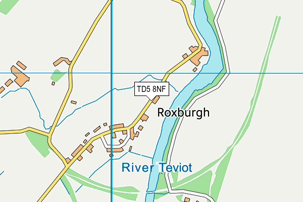 TD5 8NF map - OS VectorMap District (Ordnance Survey)