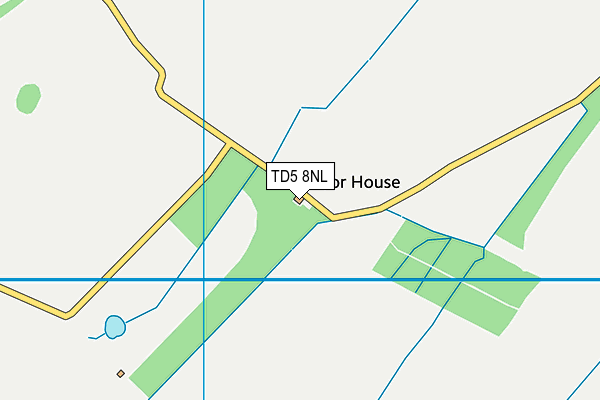TD5 8NL map - OS VectorMap District (Ordnance Survey)