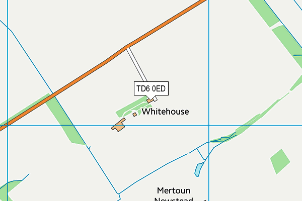 TD6 0ED map - OS VectorMap District (Ordnance Survey)