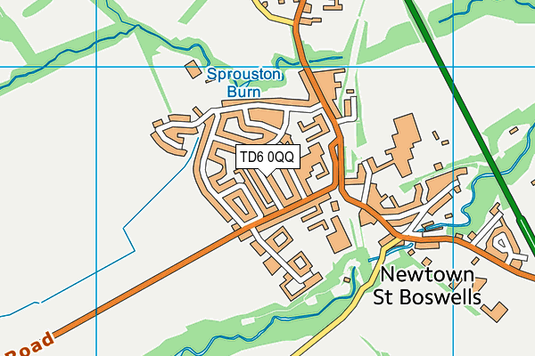 TD6 0QQ map - OS VectorMap District (Ordnance Survey)