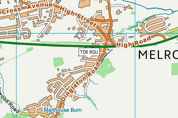 Map of MEADOWKNOWES LTD at district scale