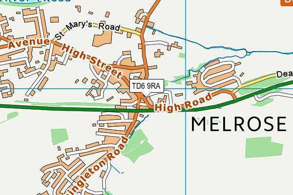 Map of SHIP INN MELROSE LIMITED at district scale