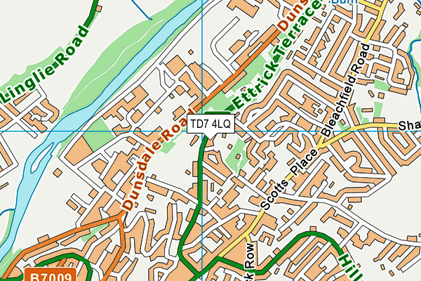 TD7 4LQ map - OS VectorMap District (Ordnance Survey)