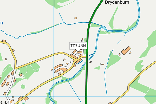 TD7 4NN map - OS VectorMap District (Ordnance Survey)