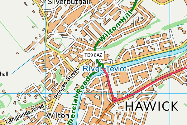 Map of NATURAL IMAGE, HAWICK LIMITED at district scale