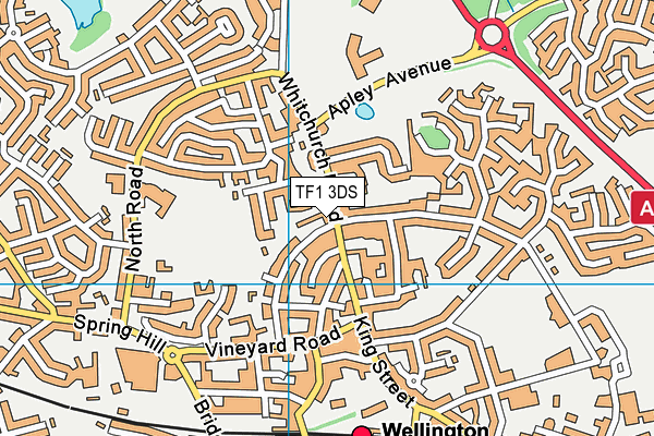 TF1 3DS map - OS VectorMap District (Ordnance Survey)