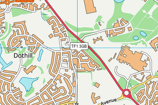 TF1 3GB map - OS VectorMap District (Ordnance Survey)