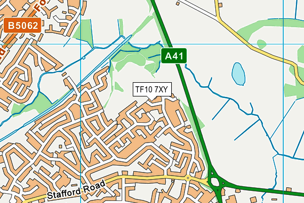 Norbroom Park map (TF10 7XY) - OS VectorMap District (Ordnance Survey)