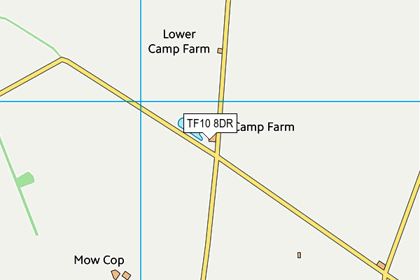 TF10 8DR map - OS VectorMap District (Ordnance Survey)