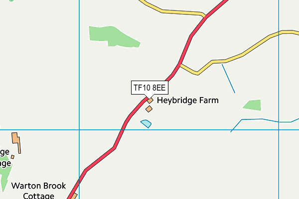 TF10 8EE map - OS VectorMap District (Ordnance Survey)