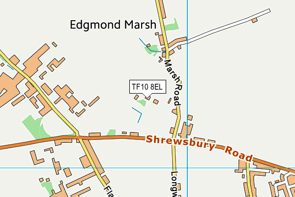 TF10 8EL map - OS VectorMap District (Ordnance Survey)