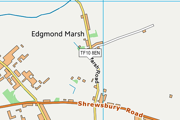 TF10 8EN map - OS VectorMap District (Ordnance Survey)