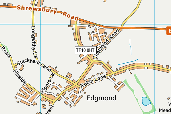 TF10 8HT map - OS VectorMap District (Ordnance Survey)