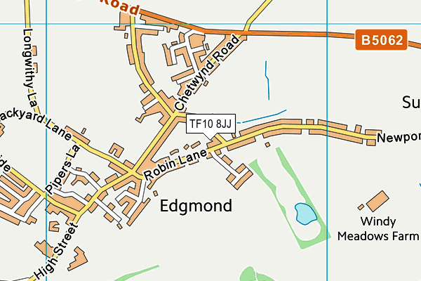 TF10 8JJ map - OS VectorMap District (Ordnance Survey)