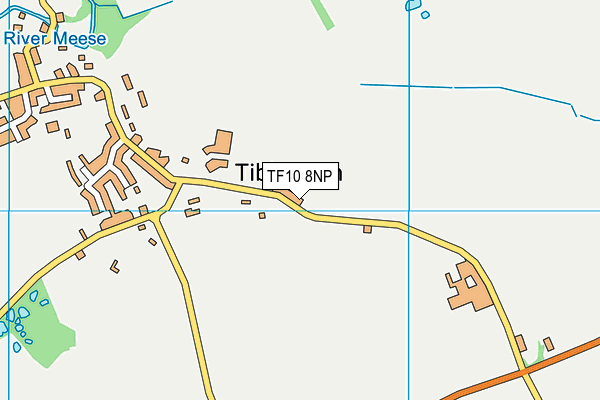 TF10 8NP map - OS VectorMap District (Ordnance Survey)