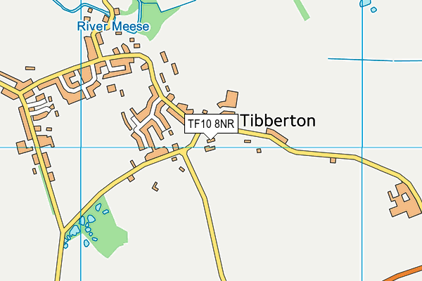 TF10 8NR map - OS VectorMap District (Ordnance Survey)