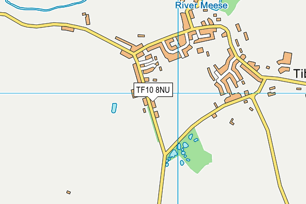 TF10 8NU map - OS VectorMap District (Ordnance Survey)