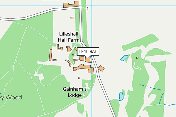 Lilleshall National Sports & Conferencing Centre map (TF10 9AT) - OS VectorMap District (Ordnance Survey)