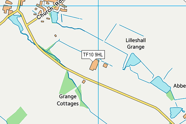 TF10 9HL map - OS VectorMap District (Ordnance Survey)