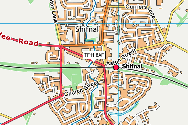 Map of STUDIO 13 (SHIFNAL) LIMITED at district scale