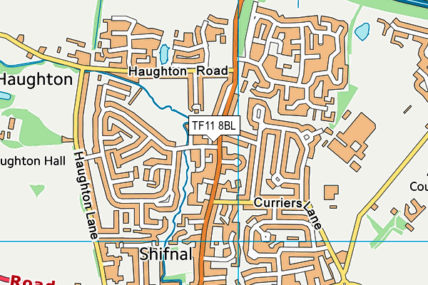 TF11 8BL map - OS VectorMap District (Ordnance Survey)