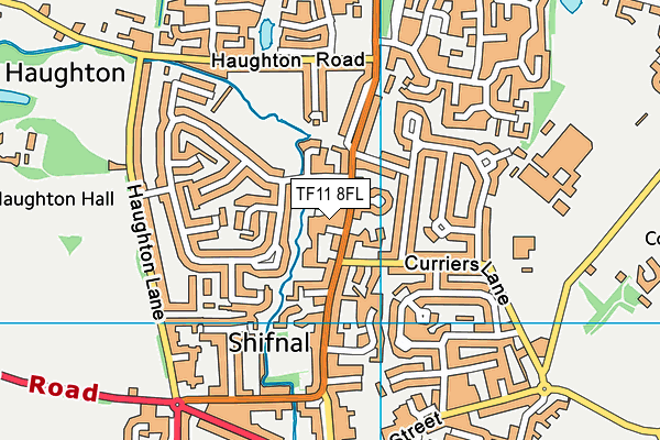 TF11 8FL map - OS VectorMap District (Ordnance Survey)