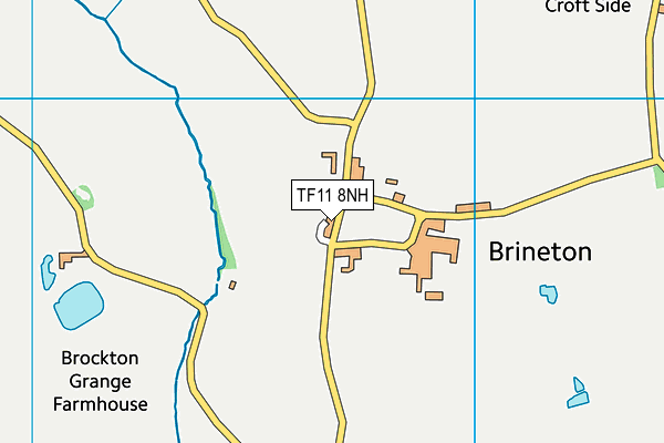 TF11 8NH map - OS VectorMap District (Ordnance Survey)