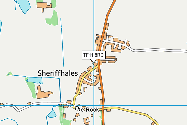 TF11 8RD map - OS VectorMap District (Ordnance Survey)