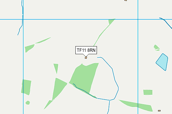 TF11 8RN map - OS VectorMap District (Ordnance Survey)