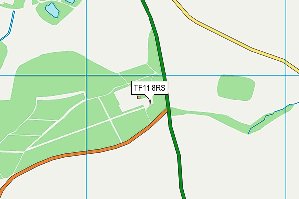 TF11 8RS map - OS VectorMap District (Ordnance Survey)