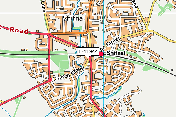 Map of SHIFNAL PLANT LIMITED at district scale