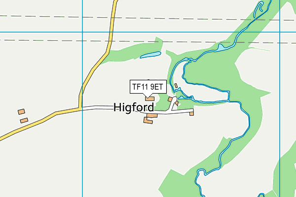 Options Higford map (TF11 9ET) - OS VectorMap District (Ordnance Survey)