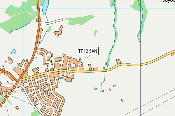 John Wilkinson Primary School and Nursery map (TF12 5AN) - OS VectorMap District (Ordnance Survey)