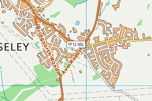 TF12 5DL map - OS VectorMap District (Ordnance Survey)