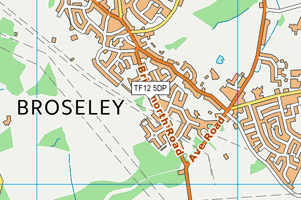 TF12 5DP map - OS VectorMap District (Ordnance Survey)