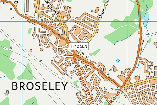 TF12 5EN map - OS VectorMap District (Ordnance Survey)