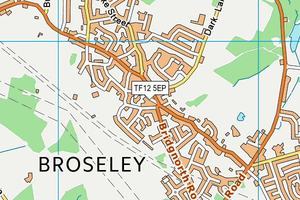 TF12 5EP map - OS VectorMap District (Ordnance Survey)