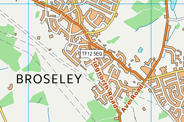 TF12 5EQ map - OS VectorMap District (Ordnance Survey)