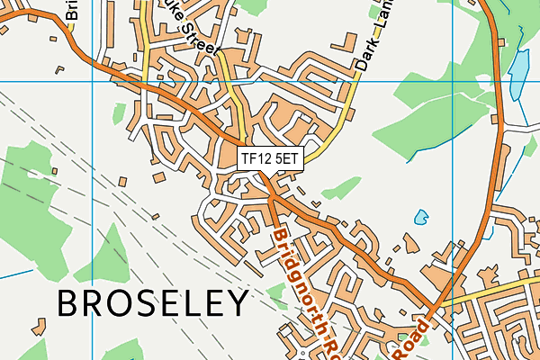 Map of BROSELEY DENTAL PRACTICE LIMITED at district scale