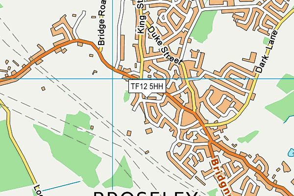 TF12 5HH map - OS VectorMap District (Ordnance Survey)