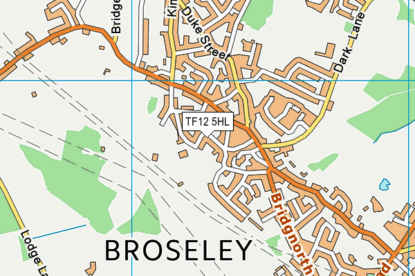 TF12 5HL map - OS VectorMap District (Ordnance Survey)