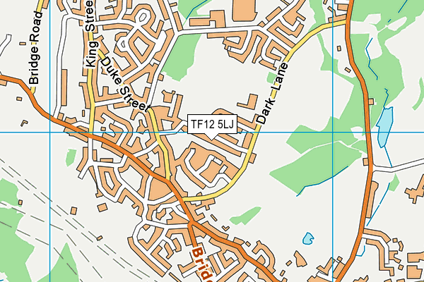 TF12 5LJ map - OS VectorMap District (Ordnance Survey)