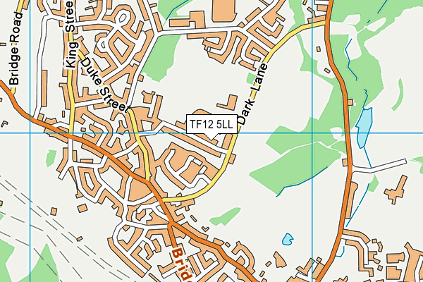 TF12 5LL map - OS VectorMap District (Ordnance Survey)